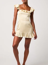 Sunny Ruffle Mini Dress