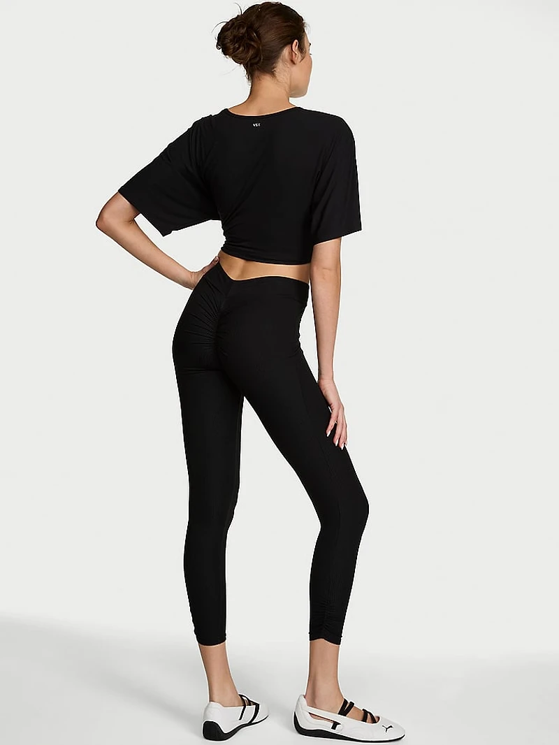 VSX Elevate™ Rib Ruched V-Waist Legging