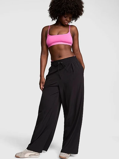 Tech Woven Straight-Leg Pants