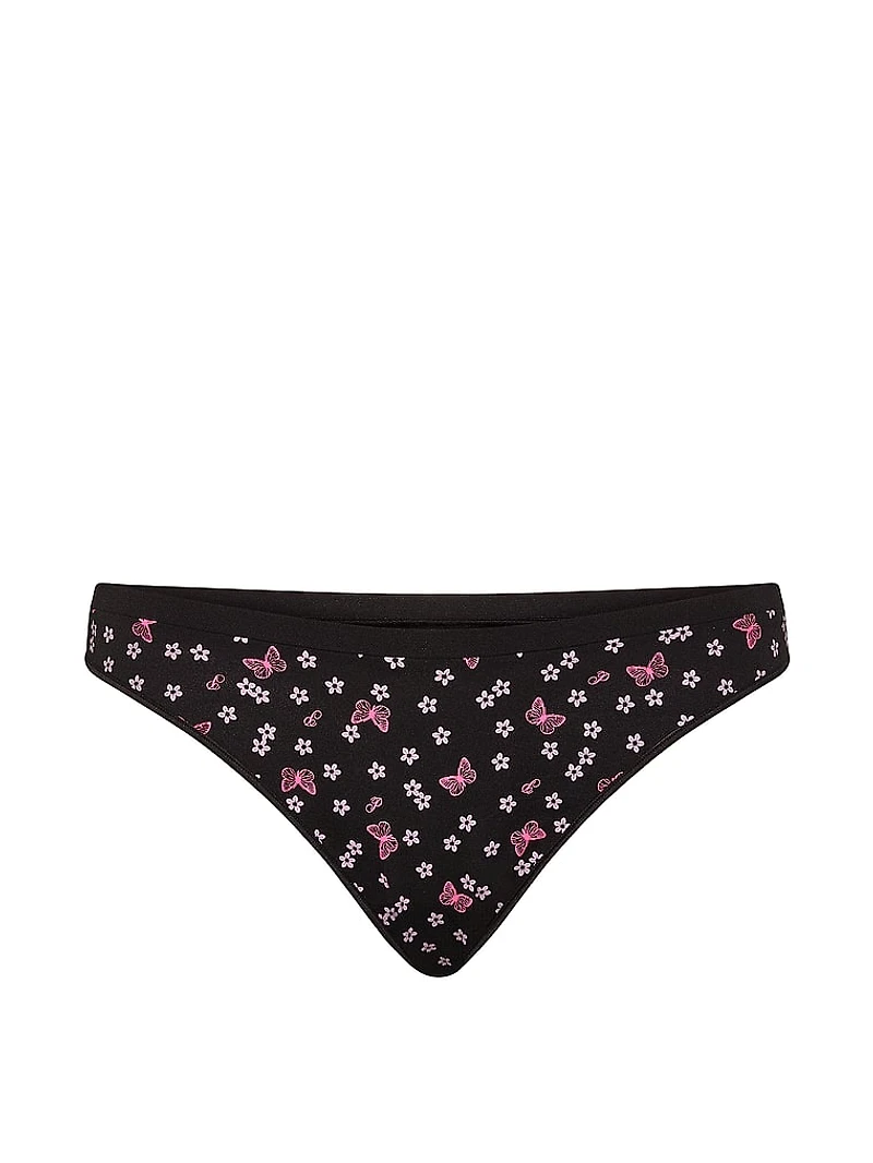 Seamless High-Leg Thong Panty