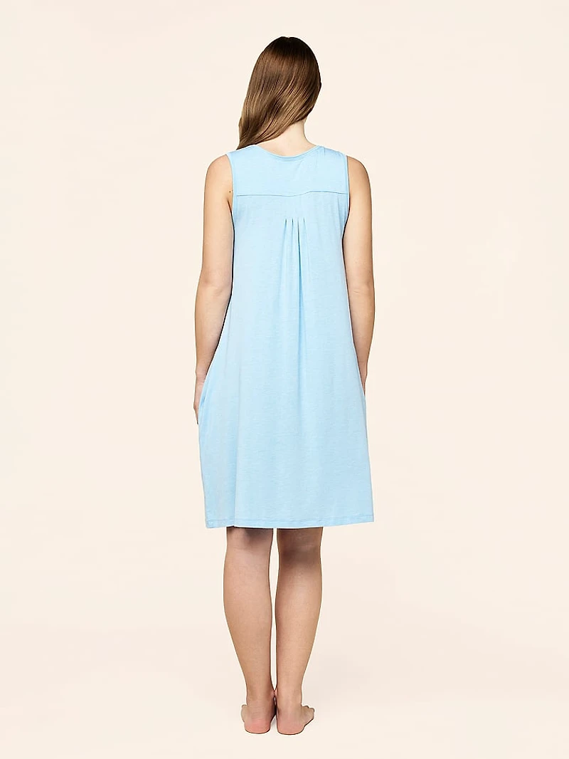 Kate Modal Soft Pleat-Front Nightie
