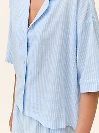 Sabrina Stripe Boxer Pajama Set