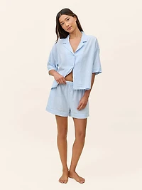 Sabrina Stripe Boxer Pajama Set