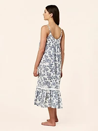 Nostalgia Strappy Lace-Trim Nightie