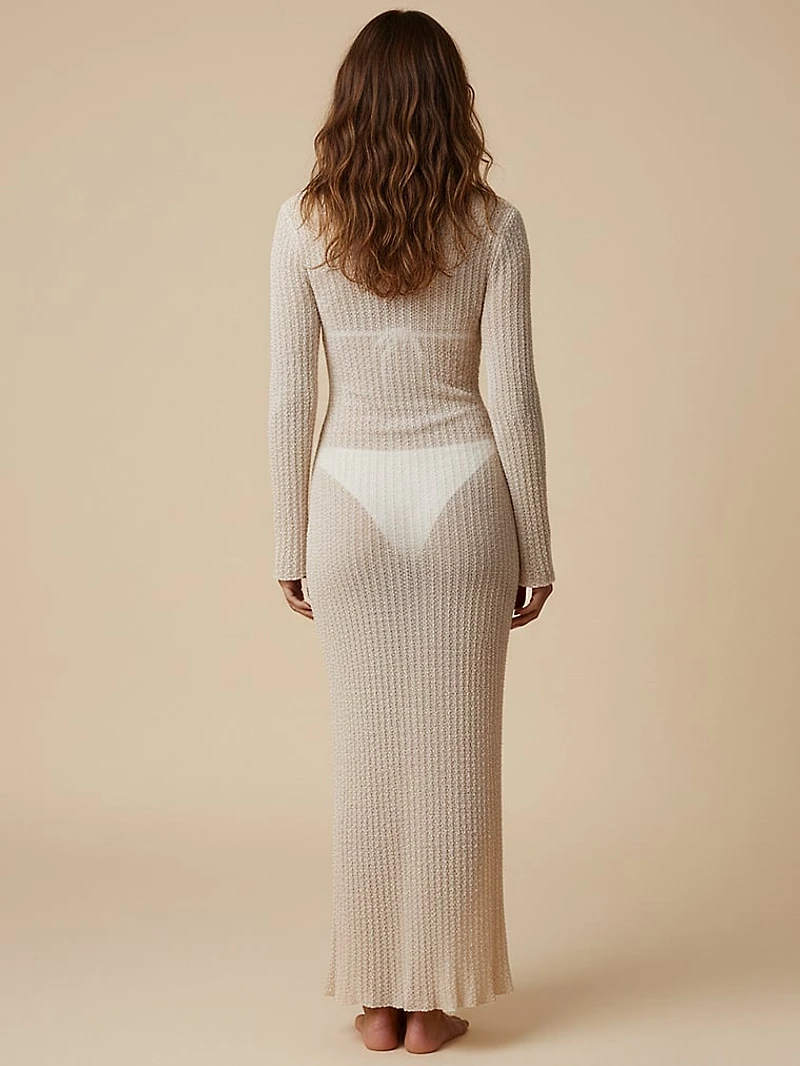 Amalia Texture Sophia Long Dress