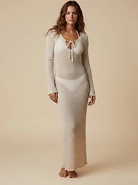 Amalia Texture Sophia Long Dress