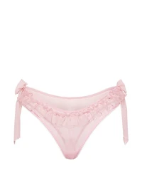 Blossom Embroidery Side-Tie Brazilian Panty