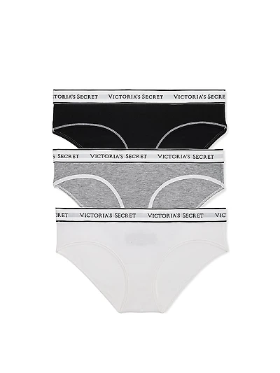 7-Pack Logo Cotton Hiphugger Panties