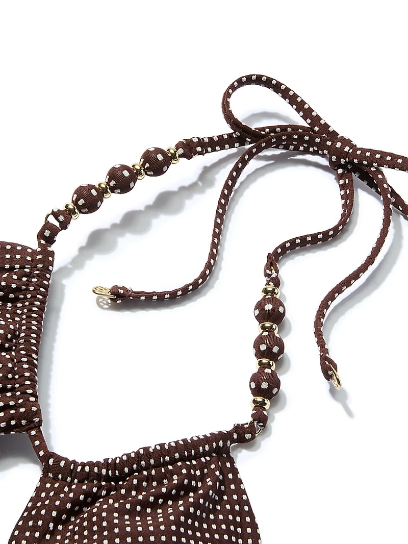 Beach Beads Cut-Out Cheeky One-Piece Swimsuit