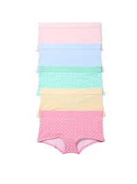 5-Pack Logo Cotton Boyshort Panties