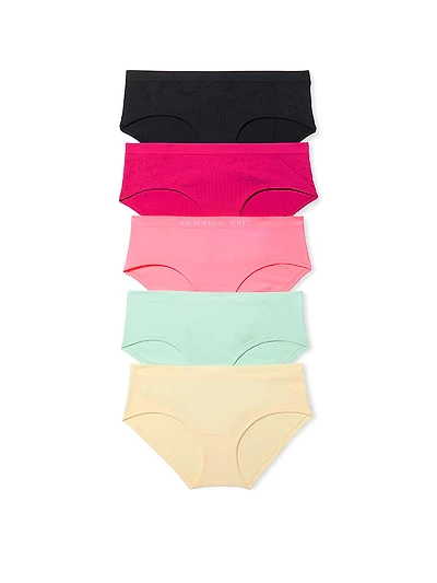 5-Pack Seamless Stripe Hiphugger Panties