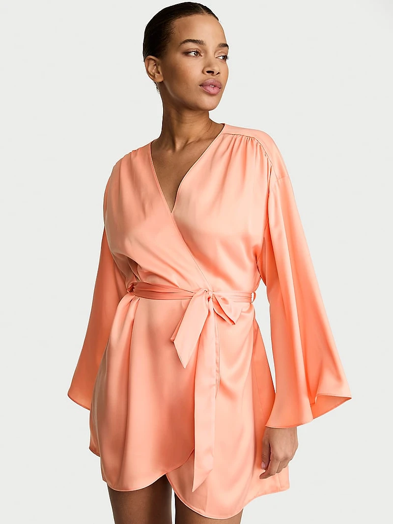 Satin Short Robe