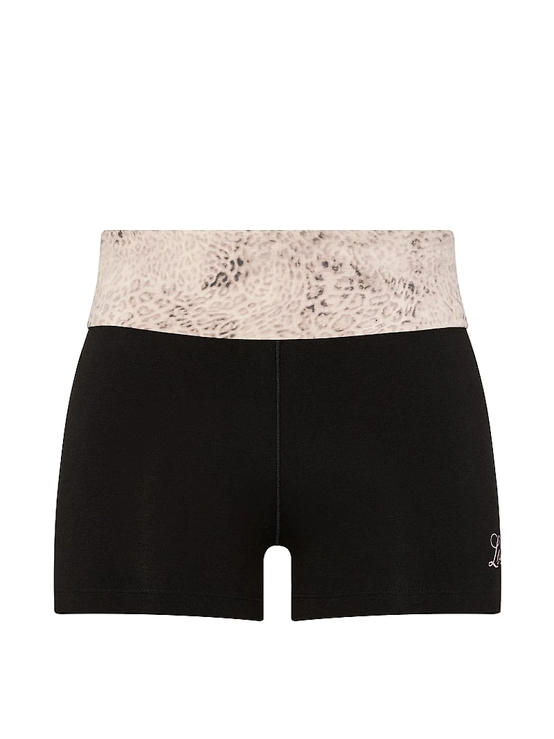All-Day Cotton™ Foldover Ruched Micro Shorts