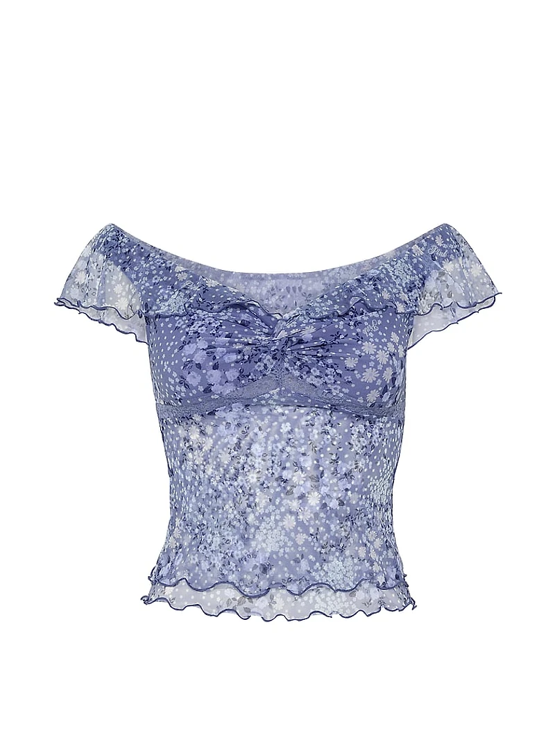 Off-The-Shoulder Ruffle Top