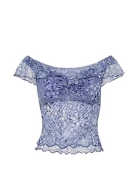 Oﬀ-The-Shoulder Ruﬄe Top