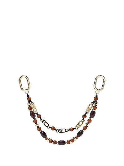 Beaded Chain Bag Charm