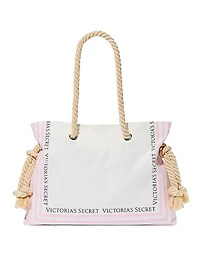 Rope Handle Slouchy Tote Bag