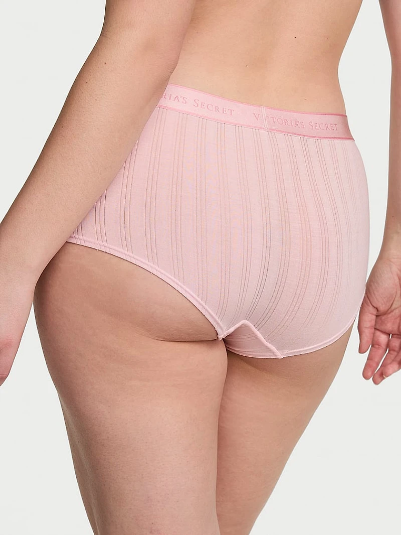 Ultra-Fine Modal Logo Boyshort Panty