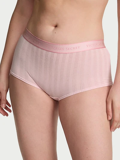 Ultra-Fine Modal Logo Boyshort Panty