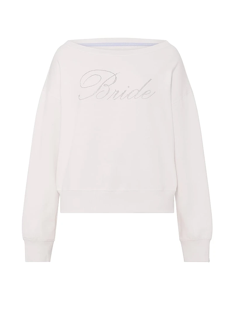 Bridal Terry Boatneck Sweatshirt