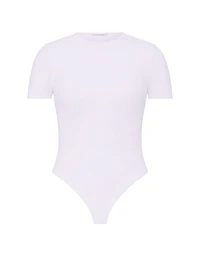 Shapewear by Victoria Smoothing Rib Tee Bodysuit