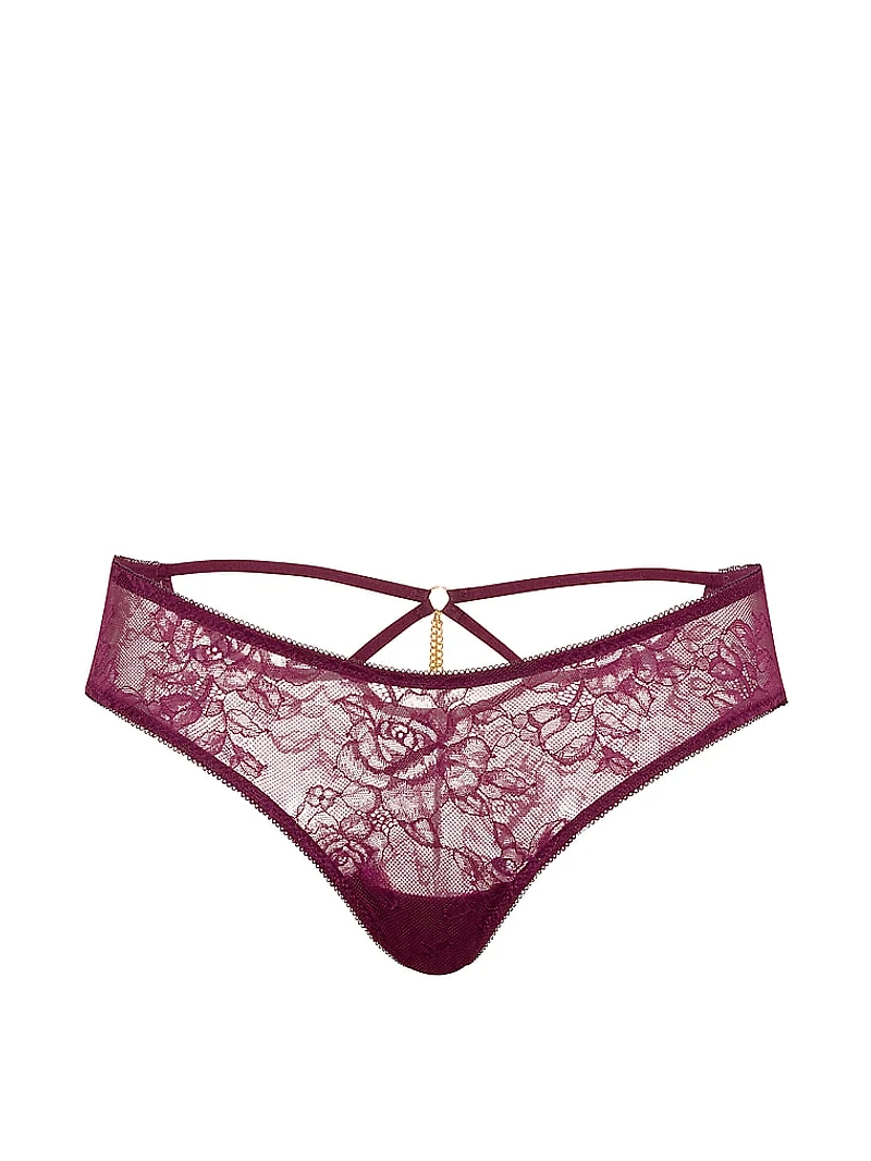 Strappy-Back High-Leg Cheeky Panty