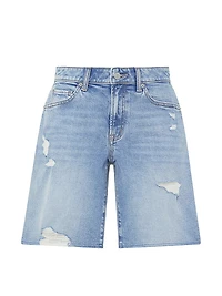 Denim by PINK Mid-Rise Baggy Jorts