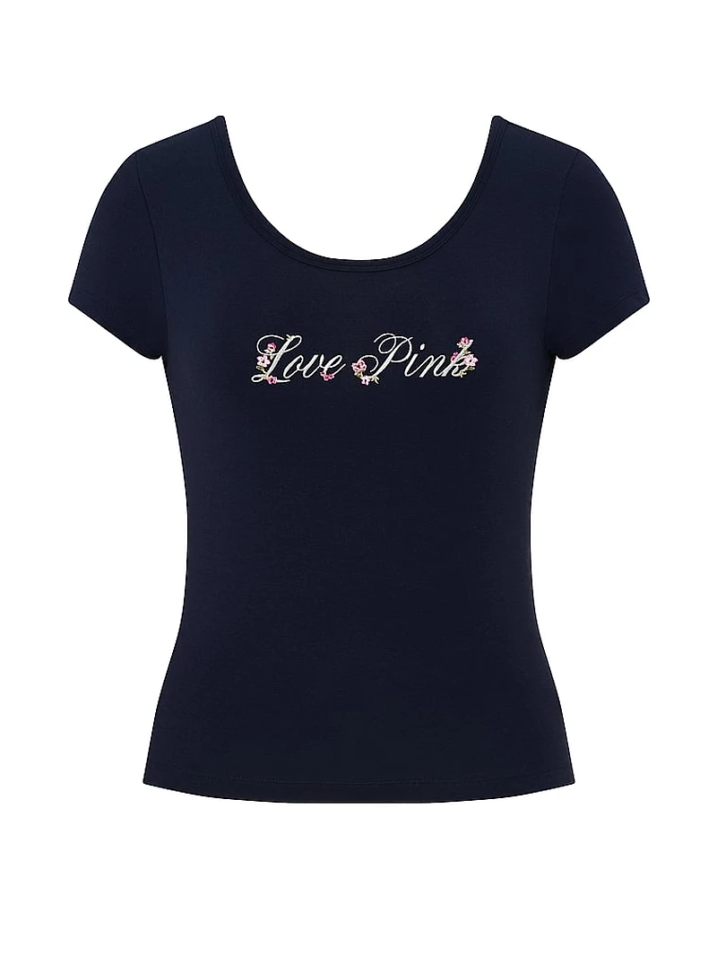 All-Day Cotton™ Open-Back Tee