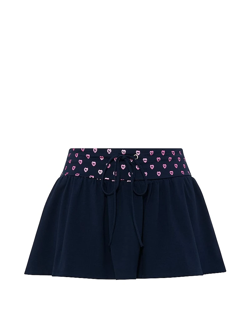 All-Day Cotton™ Foldover Flirty Mini Skort