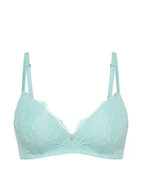 Lace Wireless Push-Up Bra