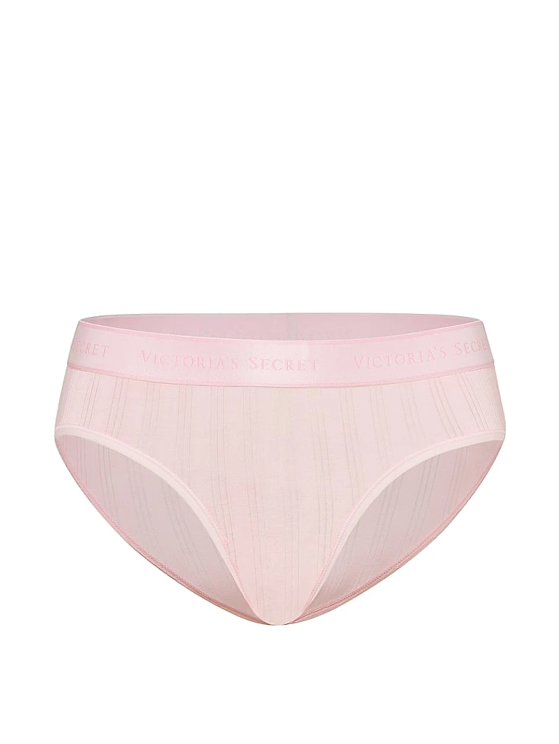 Logo Heart Pointelle Hiphugger Panty