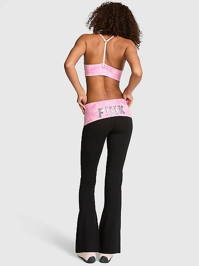 All-Day Cotton™ Foldover Flare Leggings