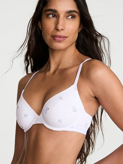 Shine Patch Lightly Lined Demi Bra