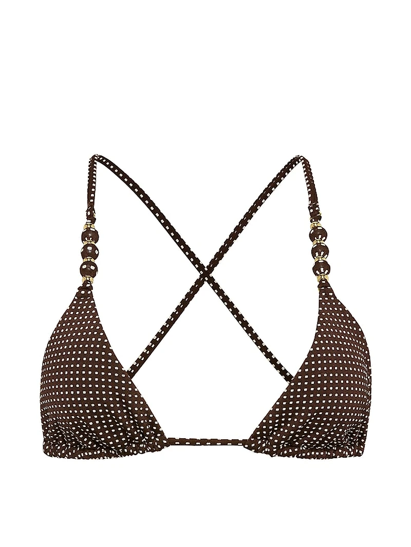 Beach Beads Triangle Bikini Top