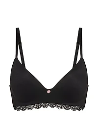 Lace Wireless Push-Up Bra