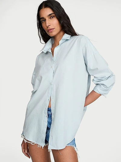 Heritage Cotton Button-Front Sleepshirt