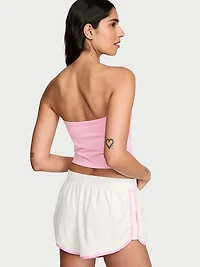 Micro Terry Curved Hem Short
