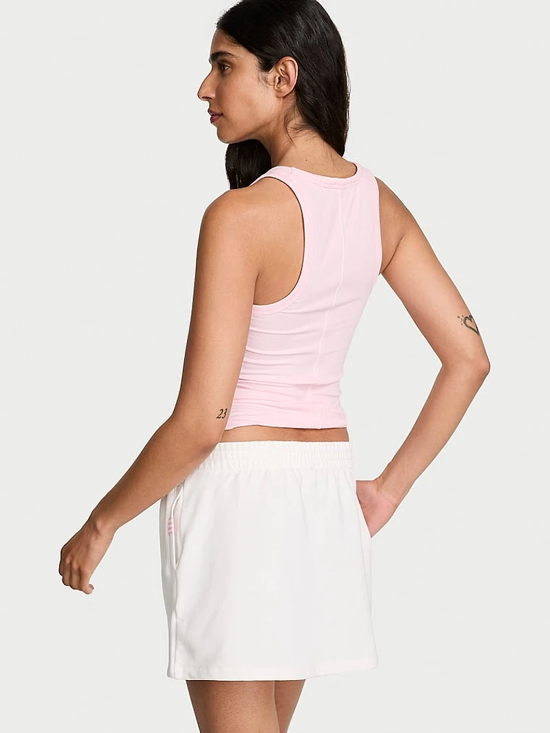 Off-Duty Terry Mini Skirt