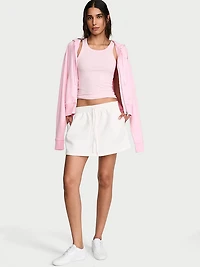 Off-Duty Terry Mini Skirt