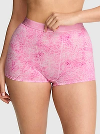 Logo Cotton High-Waist Boyshort Panty