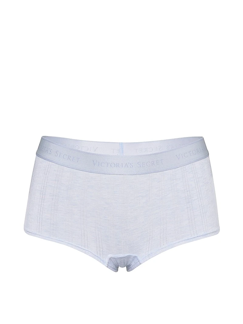 Logo Cotton Boyshort Panty