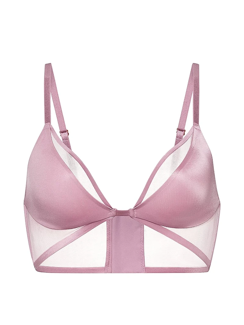 Sheer Reveal Unlined Modern Bralette