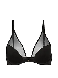 Sheer Reveal Lightly Lined Plunge Bra
