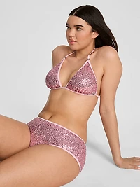 Low-Rise Boyshort Bikini Bottom