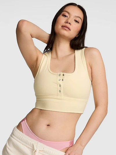 All-Day Cotton™ Henley Scoop Bra