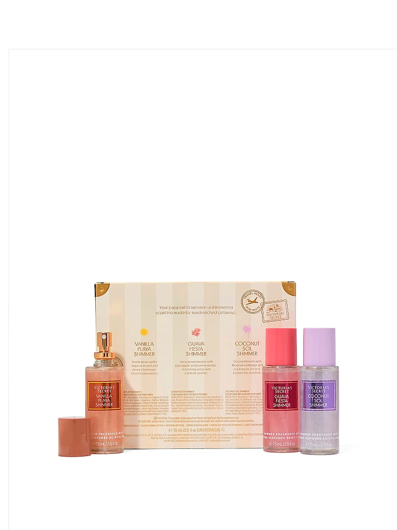 3-Piece Getaway Shimmer Gift Set ft. Exclusive Summer Scents
