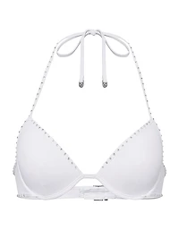 Bridal Bling Halter Push-Up Bikini Top