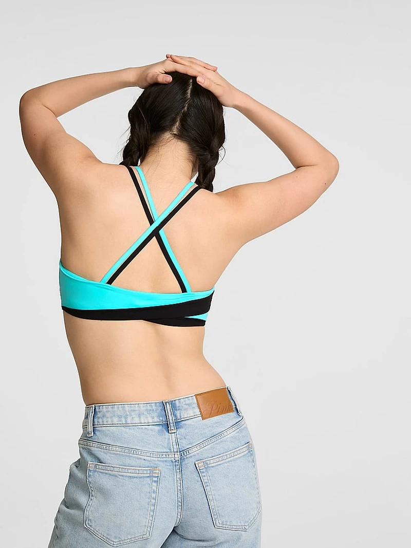 Relay Square-Neck Sports Bra
