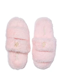 Luxe Plush Double Strap Slippers