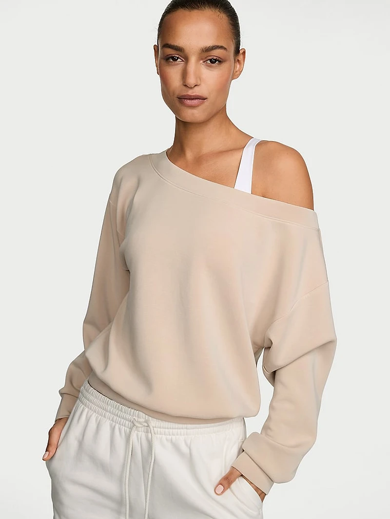 Featherweight Knit Off-the-Shoulder Top